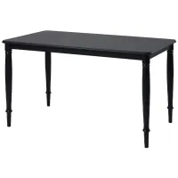 Обеденные стол со стульями Ikea Danderyd/Ebbalycke/Idekulla Прямоугольная / ДСП / Черный photo 2
