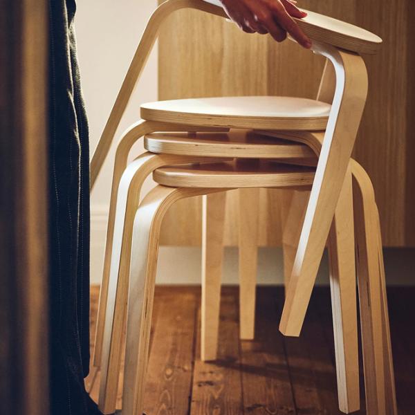 Set masă și scaune Ikea Norden/Kyrre Dreptunghiulară / PAL / White photo 9