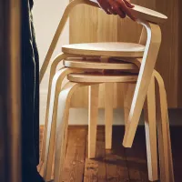 Обеденные стол со стульями Ikea Norden/Kyrre Прямоугольная / ДСП / Белый photo 9