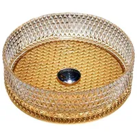 Lavoar SanDonna Mira Rotundă / Suprapuse / Auriu