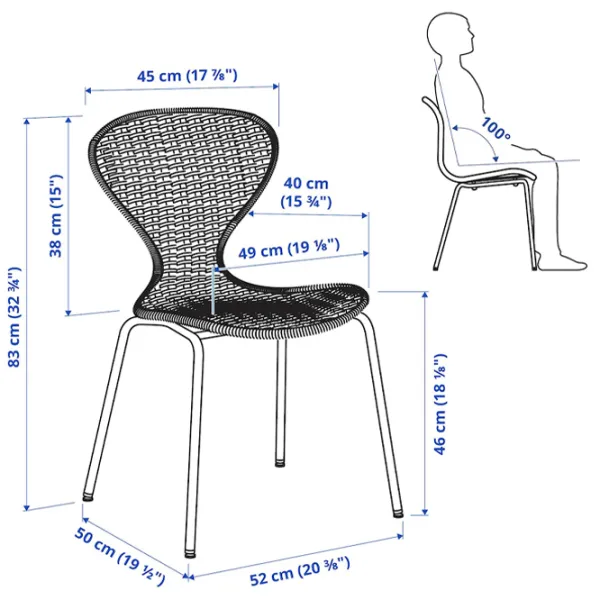 Обеденные стол со стульями Ikea Ekedalen/Alvsta Прямоугольная / ДСП / Белый photo 9