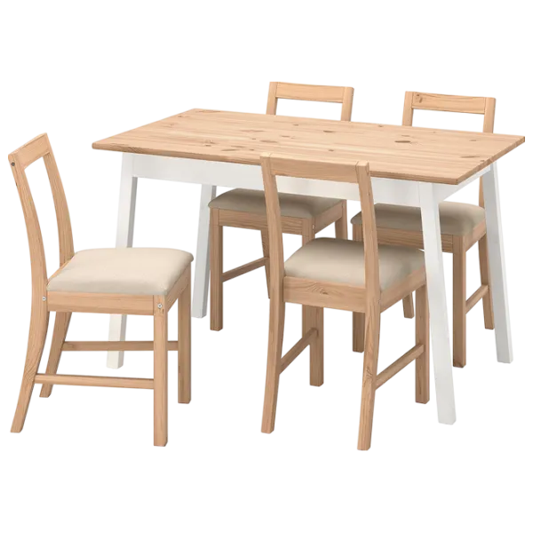Set masă și scaune Ikea Pinntorp/Katorp Dreptunghiulară / Lemn / Light Brown photo 1 Set masă și scaune Ikea Pinntorp/Katorp Dreptunghiulară / Lemn / Light Brown photo 1