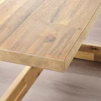 Set masă și scaune Ikea Nackanas/Ebbalycke/Idekulla Dreptunghiulară / Lemn / Acacia photo 5