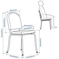 Set masă și scaune Ikea Nackanas/Ebbalycke/Idekulla Dreptunghiulară / Lemn / Acacia photo 8