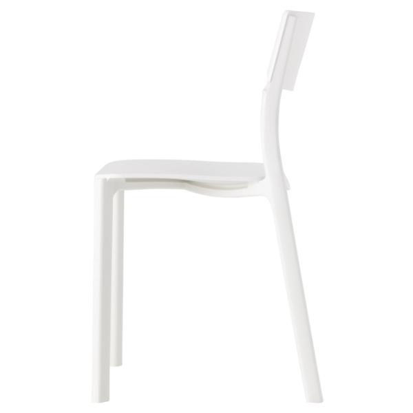 Обеденные стол со стульями Ikea Melltorp/Janinge Квадратная / ДСП / Белый photo 3