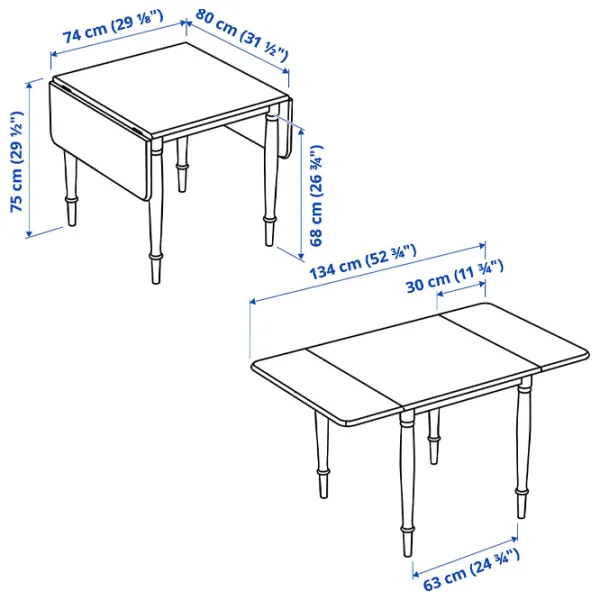 Обеденные стол со стульями Ikea Danderyd/Ingolf Прямоугольная / Дерево / Шпон сосны photo 12 Обеденные стол со стульями Ikea Danderyd/Ingolf Прямоугольная / Дерево / Шпон сосны photo 12
