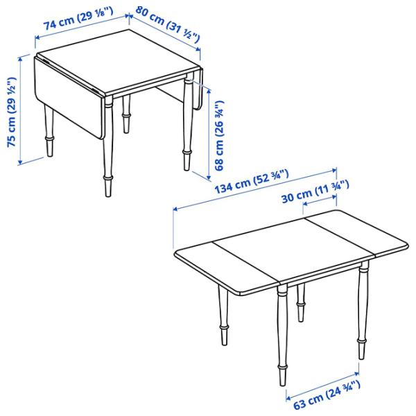Обеденные стол со стульями Ikea Danderyd/Ingolf Прямоугольная / Дерево / Шпон сосны photo 12 Обеденные стол со стульями Ikea Danderyd/Ingolf Прямоугольная / Дерево / Шпон сосны photo 12
