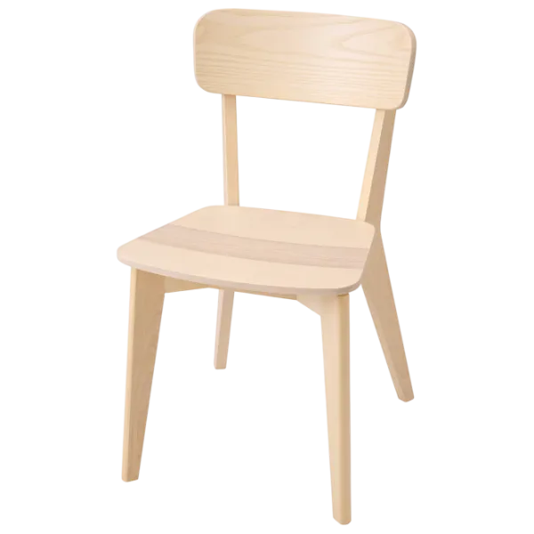 Set masă și scaune Ikea Lisabo Dreptunghiulară / PAL / Ash Veneer photo 5