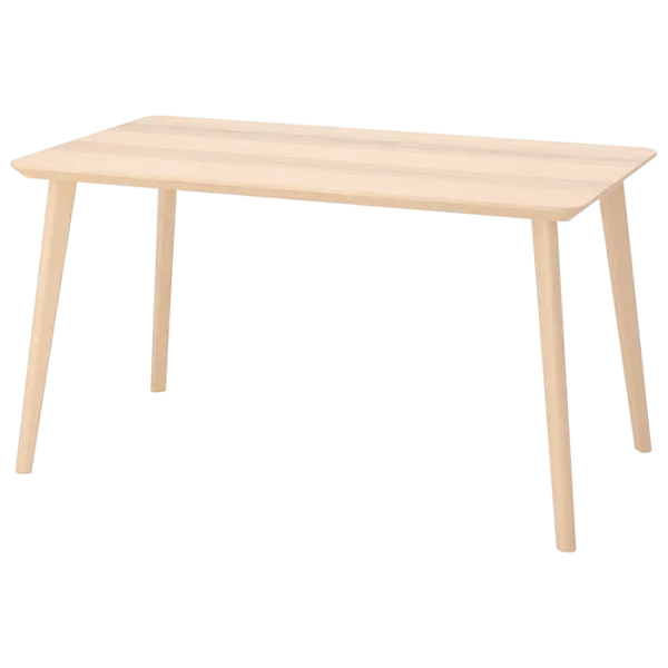 Set masă și scaune Ikea Lisabo Dreptunghiulară / PAL / Ash Veneer photo 9