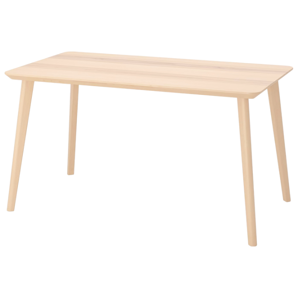 Set masă și scaune Ikea Lisabo Dreptunghiulară / PAL / Ash Veneer photo 9