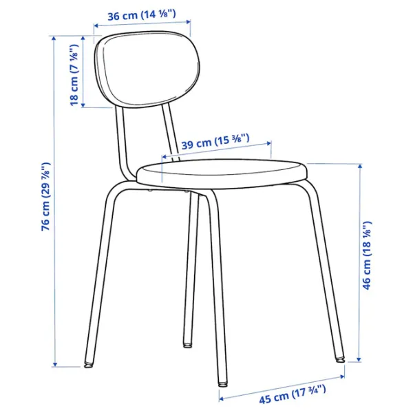 Set masă și scaune Ikea Ikea Docksta/Ostano/Remmarn Rotundă / PAL / White photo 7