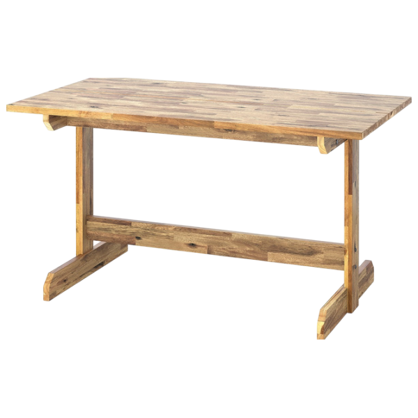 Set masă și scaune Ikea Nackanas Dreptunghiulară / Lemn / Acacia photo 2