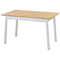 Set masă și scaune Ikea Pinntorp/Stefan Dreptunghiulară / PAL / Light Brown photo 2