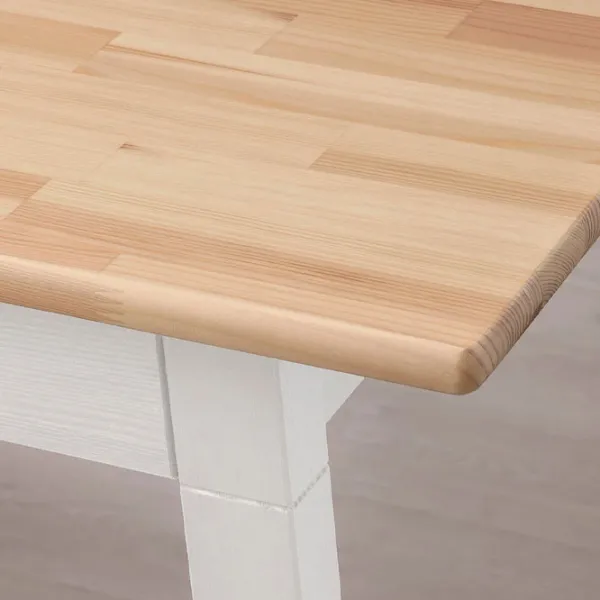 Set masă și scaune Ikea Pinntorp/Stefan Dreptunghiulară / PAL / Light Brown photo 4