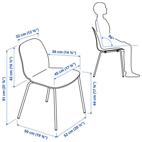 Set masă și scaune Ikea Docksta/Lidas Rotundă / PAL / White photo 6