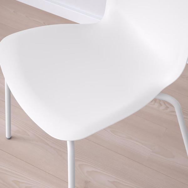 Set masă și scaune Ikea Docksta/Lidas Rotundă / PAL / White photo 3