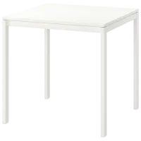 Set masă și scaune Ikea Melltorp/Lidas Pătrată / PAL / White photo 2
