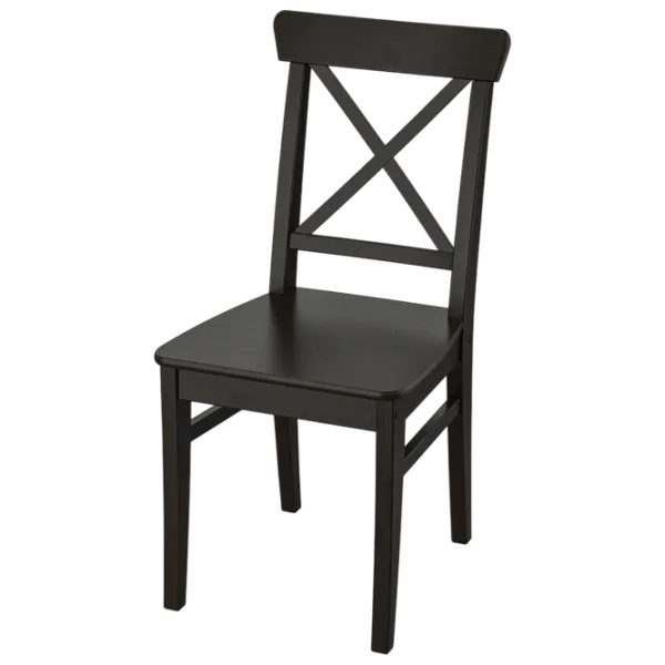 Обеденные стол со стульями Ikea Danderyd/Ingolf Прямоугольная / ДСП / Шпон сосны photo 5
