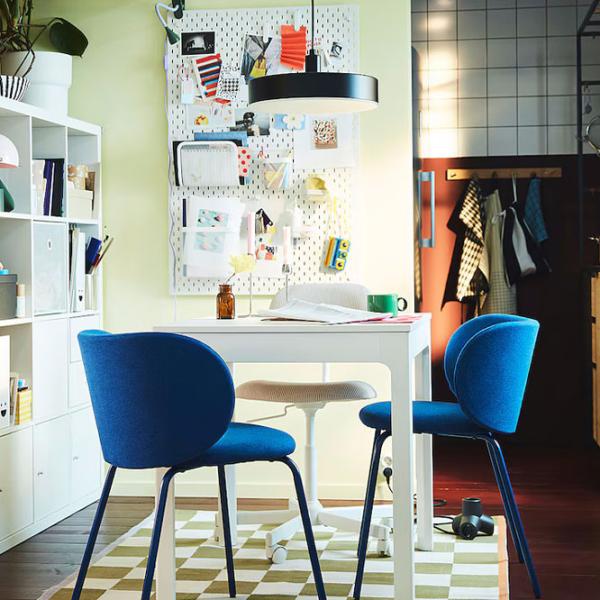 Set masă și scaune Ikea Ekedalen/Krylbo/Tonerud Dreptunghiulară / PAL / White photo 6