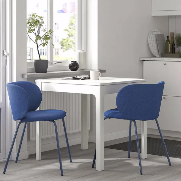 Set masă și scaune Ikea Ekedalen/Krylbo/Tonerud Dreptunghiulară / PAL / White photo 8