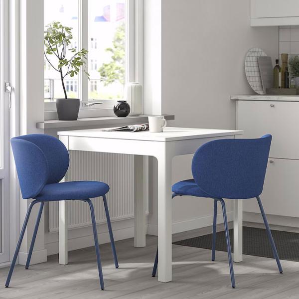 Set masă și scaune Ikea Ekedalen/Krylbo/Tonerud Dreptunghiulară / PAL / White photo 8