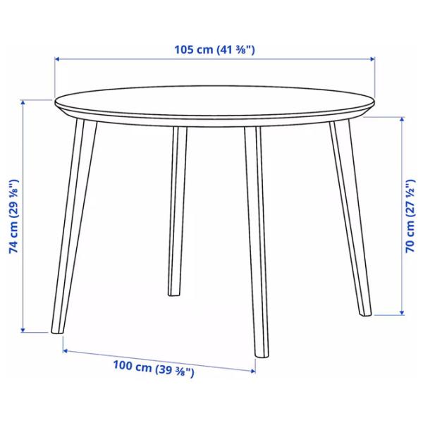 Set masă și scaune Ikea Lisabo/Alvsta Pătrată / PAL / Black photo 9