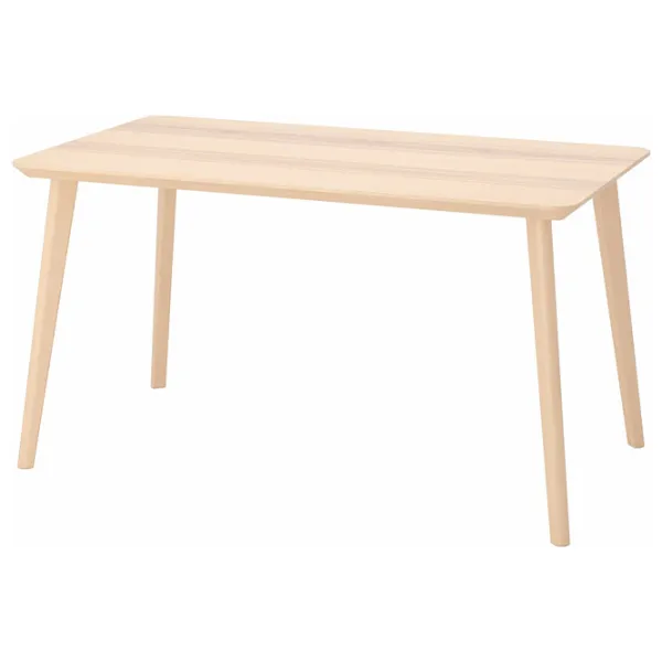 Set masă și scaune Ikea Lisabo/Alvsta Dreptunghiulară / PAL / Ash Veneer photo 2