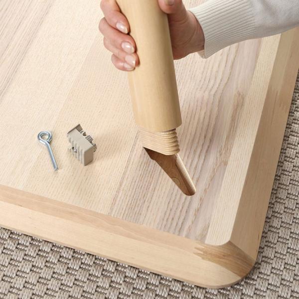 Set masă și scaune Ikea Lisabo/Alvsta Dreptunghiulară / PAL / Ash Veneer photo 7