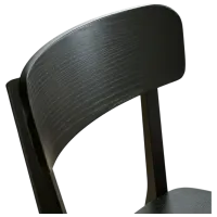 Set masă și scaune Ikea Lisabo Rotundă / MDF / Black photo 5