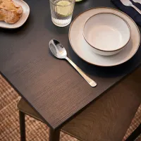 Обеденные стол со стульями Ikea Sandsberg Квадратная / ДСП / Черный photo 8