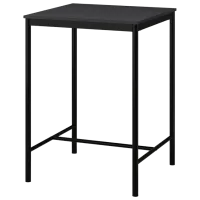 Set masă și scaune Ikea Sandsberg Pătrată / PAL / Black photo 2