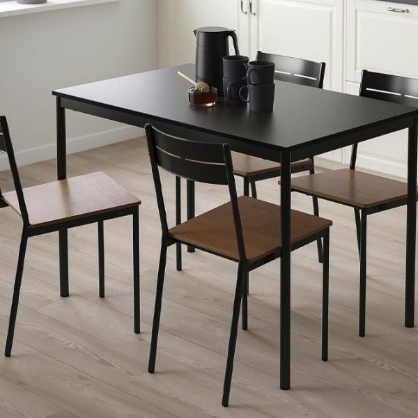 Set masă și scaune Ikea Sandsberg Pătrată / PAL / Black photo 5 Set masă și scaune Ikea Sandsberg Pătrată / PAL / Black photo 5