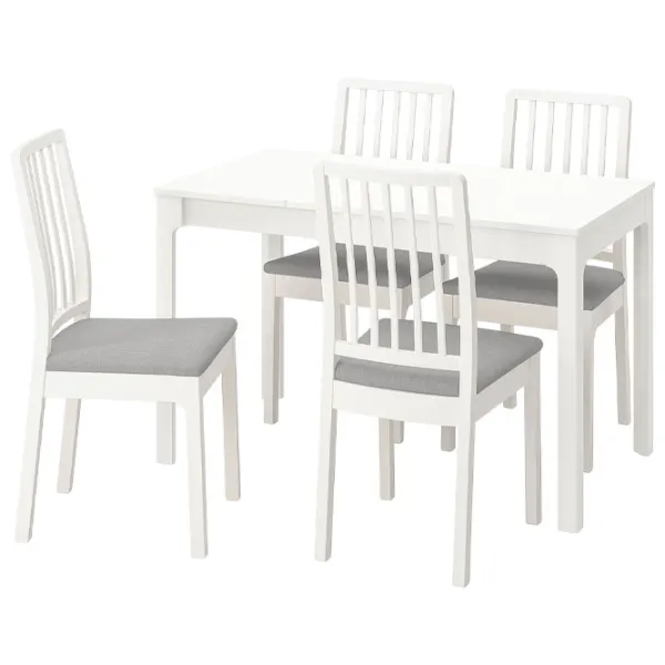 Set masă și scaune Ikea Ekedalen/Orrsta Dreptunghiulară / PAL / White photo 1 Set masă și scaune Ikea Ekedalen/Orrsta Dreptunghiulară / PAL / White photo 1