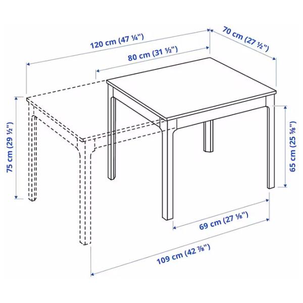 Set masă și scaune Ikea Ekedalen/Orrsta Dreptunghiulară / PAL / White photo 12 Set masă și scaune Ikea Ekedalen/Orrsta Dreptunghiulară / PAL / White photo 12