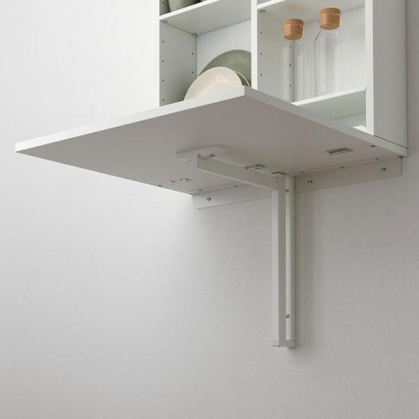 Обеденные стол со стульями Ikea Norberg/Nisse Прямоугольная / ДСП / Белый photo 2