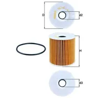 Filtru de ulei Mahle OX 149D MHL-OX 149D photo 4