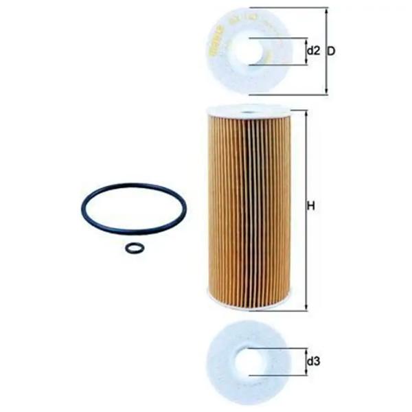 Масляный фильтр Mahle OX 143D MHL-OX 143D photo 5 Масляный фильтр Mahle OX 143D MHL-OX 143D photo 5