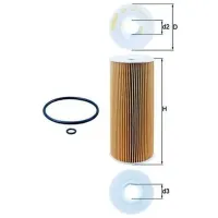 Filtru de ulei Mahle OX 143D MHL-OX 143D photo 5
