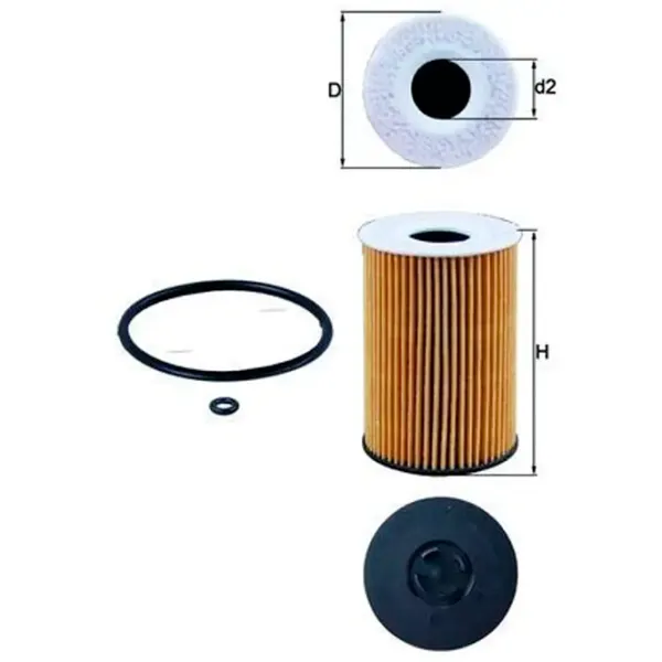 Масляный фильтр Mahle OX 787D MHL-OX 787D photo 5