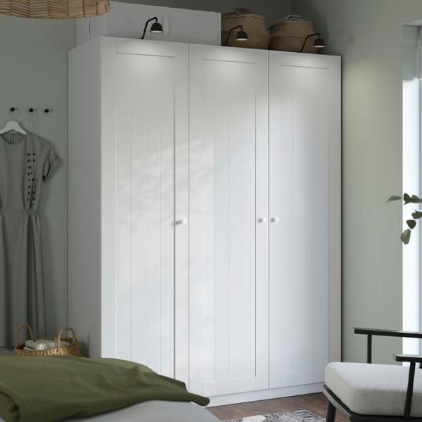 Шкаф Ikea Pax/Gullaberg 150 x 60см x 201.2 / ДСП / Белый photo 2