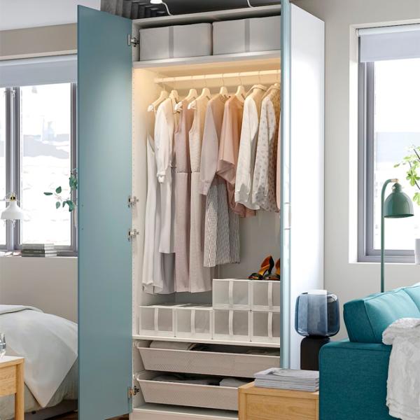 Dulap Ikea Pax/Fjarehals 100 x 60 x 236.4 / DSP / Alb photo 3