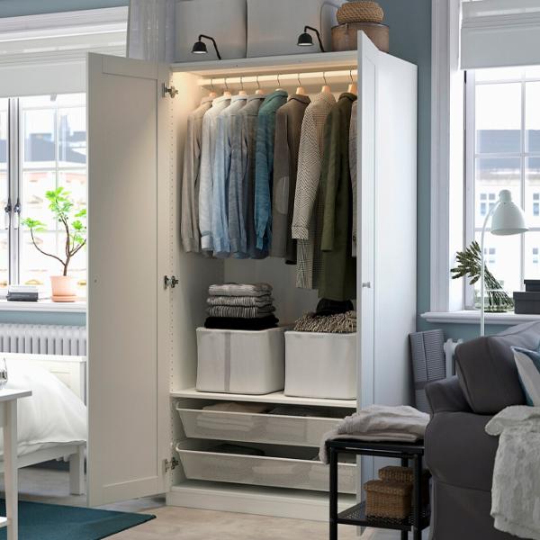 Dulap Ikea Pax/Gullaberg 100 x 60 x 201.2 / DSP / Alb photo 4