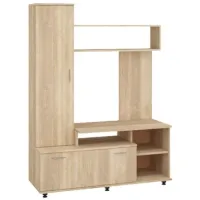 Seturi zona TV Pehotin Аляска 155 cm x 42 cm x 116 cm / White wood