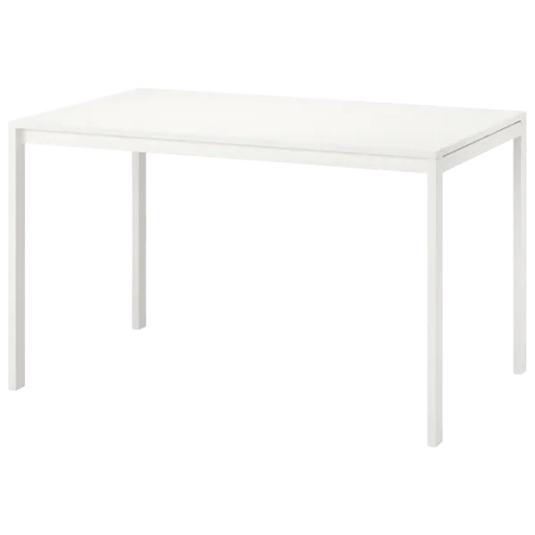 Обеденные стол со стульями Ikea Melltorp/Kattil/Knisa Прямоугольная / ДСП / Белый photo 2