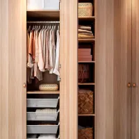 Шкаф Ikea Pax/Forsand 250 x 60см x 236.4 / ДСП / Имитация Состаренного Дуба photo 3