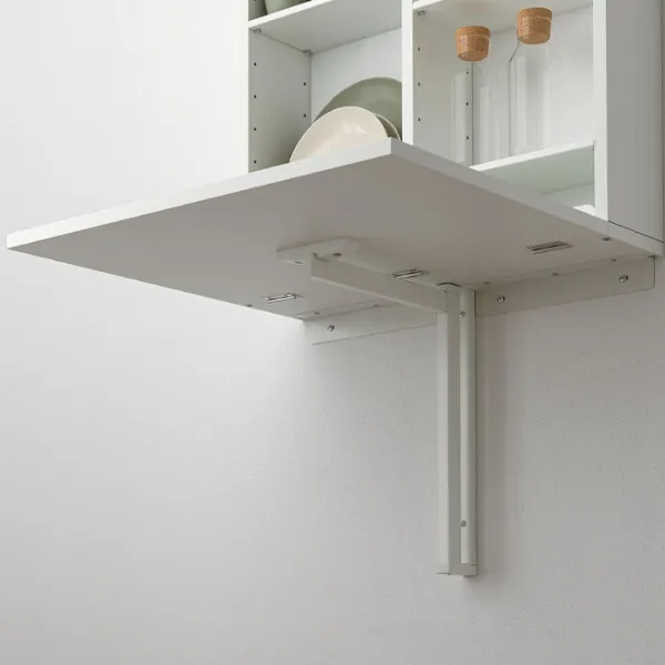 Set masă și scaune Ikea Norberg/Kattil/Knisa Dreptunghiulară / PAL / White photo 6