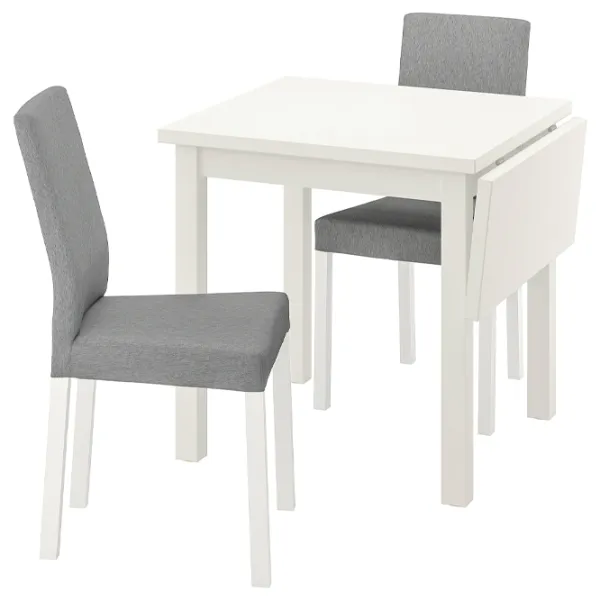 Set masă și scaune Ikea Nordviken/Kattil/Knisa Dreptunghiulară / PAL / White photo 1 Set masă și scaune Ikea Nordviken/Kattil/Knisa Dreptunghiulară / PAL / White photo 1