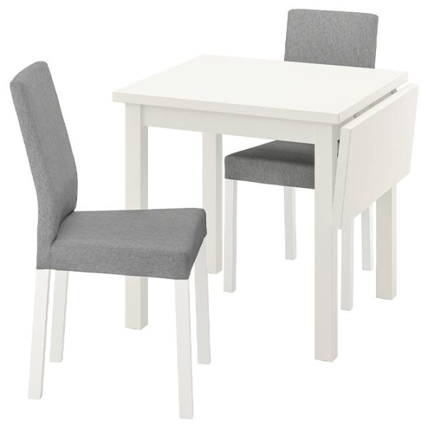 Set masă și scaune Ikea Nordviken/Kattil/Knisa Dreptunghiulară / PAL / White photo 1 Set masă și scaune Ikea Nordviken/Kattil/Knisa Dreptunghiulară / PAL / White photo 1