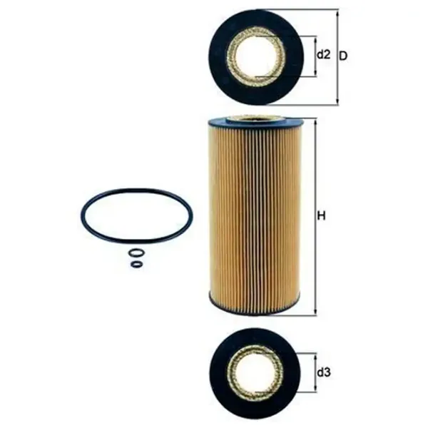 Масляный фильтр Mahle OX 123/1D MHL-OX 123/1D photo 5 Масляный фильтр Mahle OX 123/1D MHL-OX 123/1D photo 5