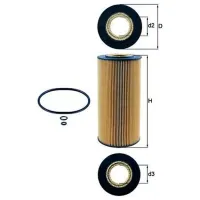 Масляный фильтр Mahle OX 123/1D MHL-OX 123/1D photo 5